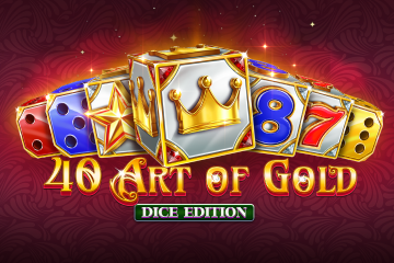 40 Art of Gold Dice Edition în cazinou online
